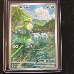 Pokemon Tcg Deerling 091/086 White Flare Illustration Rare - Image 1