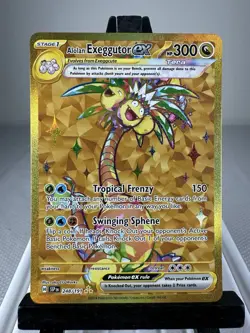 Pokemon TCG Alolan Exeggutor ex 248/191 Sv08: Surging Sparks Holo NM Hyper Rare - Image 1