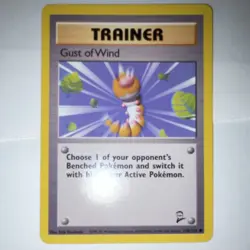 Pokemon Gust of Wind Base Set 2 120/130 Trainer Common Regular English - Image 1