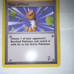 Pokemon Gust of Wind Base Set 2 120/130 Trainer Common Regular English - Image 4