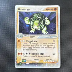 Pokemon Golem ex 91/97 EX Dragon 2003 Stage 2 160 HP Ultra Rare Holo English - Image 1