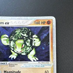 Pokemon Golem ex 91/97 EX Dragon 2003 Stage 2 160 HP Ultra Rare Holo English - Image 3