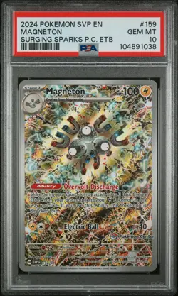 PSA 10 - 2024 Pokemon Svp En-Sv Black Star Promo 159 Magneton Pokemon Center - Image 1