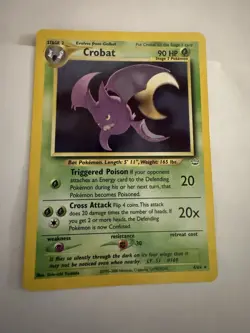 Pokemon Wizards of the Coast Crobat Neo Revelation Holo 04/64 English - Image 1