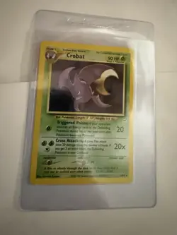 Pokemon Wizards of the Coast Crobat Neo Revelation Holo 04/64 English - Image 3
