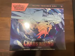 Pokemon Chaos Rising Elite Trainer Box Factory Sealed ETB - Image 1