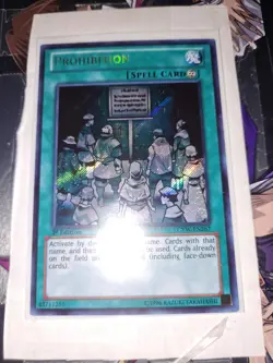 YUGIOH! Prohibition LCYW-EN267 1st Edition Secret Rare NM - Image 1