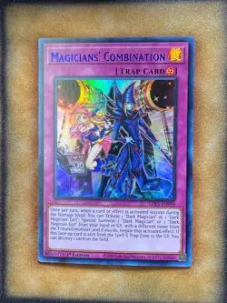 Yugioh Magicians' Combination LDS3-EN099 Ultra Rare 1st Ed BLUE NM - Image 1