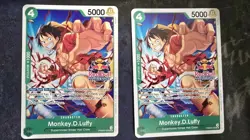 Monkey.D.Luffy PRB02-005 NM Red Bull Double Don Event Participation Promo X2 - Image 1