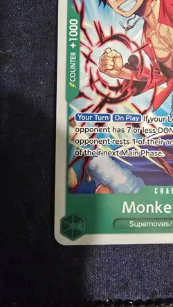 Monkey.D.Luffy PRB02-005 NM Red Bull Double Don Event Participation Promo X2 - Image 4
