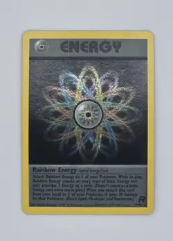 Pokemon Rainbow Energy 17/82 Team Rocket Holo Rare - Image 1