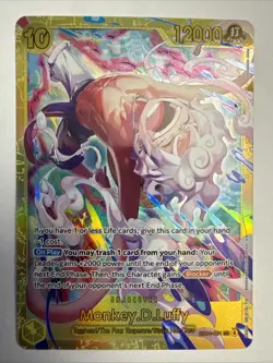 Monkey.D.Luffy EB04-061 SEC Adventures On Kami’s Island One Piece English Gold - Image 1