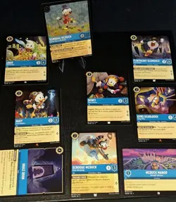 Scrooge McDuck Foil SR + Ducktails Disney Lorcana Into The Inklands Card Bundle - Image 1