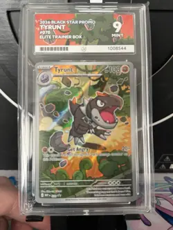 Tyrunt 2026 Black Star Promo Card Ace 9 Mint - Image 1
