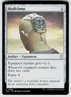 Skullclamp - 283 - NM - Commander: Bloomburrow - Image 1