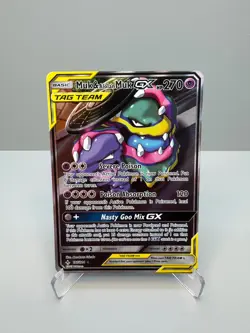 Muk & Alolan Muk GX 197/214 Tag Team Alt Art Unbroken Bonds Pokemon TCG NM - Image 1