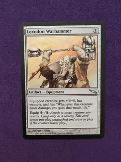 Loxodon Warhammer Mirrodin MTG [9074] - Image 1