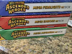 Pokemon TCG Ascended Heroes EX Box 3-Pack (Costco Exclusive Bundle) – NEW ✅ - Image 2