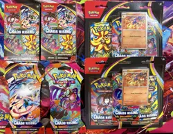 Pokemon Chaos Rising Lot: 2x Booster Bundle 2x Blister Pack 2x Booster Pack - Image 1