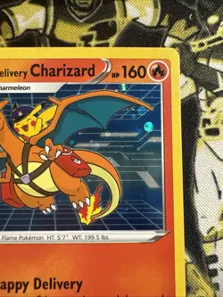 Pokemon Special Delivery Charizard Black Star Promo SWSH075 & Charmander 1st🔥 - Image 4
