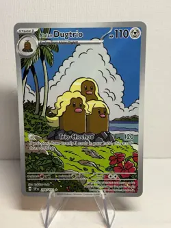Pokemon: Alolan Dugtrio 208/191 Surging Sparks Full Art Holo - Image 1