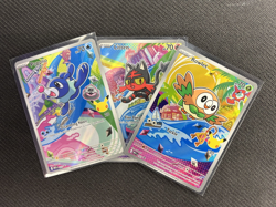 Pokemon First Partner, Illustration Collection Series1 Alolan Starters Promo Set - Image 1