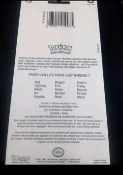 Sandylion 1999 Vintage Pokemon Ponyta Drowzee 2-Sheet Stickers Sealed - Image 2