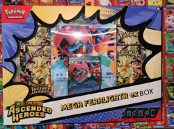 Pokemon TCG Ascended Heroes Mega Feraligatr Ex Box - Brand New & Sealed - Image 2