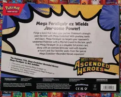 Pokemon TCG Ascended Heroes Mega Feraligatr Ex Box - Brand New & Sealed - Image 3