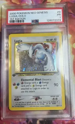 2000 POKEMON NEO GENESIS 1ST EDITION #9 LUGIA-HOLO 1ST EDITION - Image 1