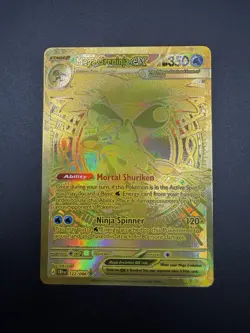 Pokemon TCG Chaos Rising Mega Greninja Ex Mega Hyper Rare 122/086 English NM - Image 3