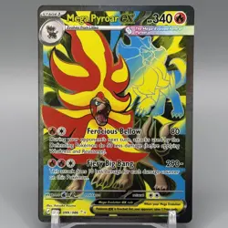 Pokemon Mega Pyroar ex 99/86 Full Art Double Ultra Rare Chaos Rising ME04 NM - Image 1