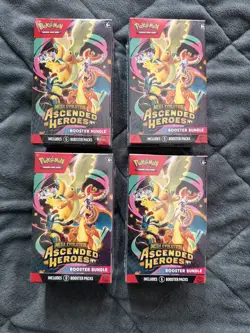 Pokemon TCG: Ascended Heroes Booster Bundle - LOT OF 4 - Factory Sealed - Image 1