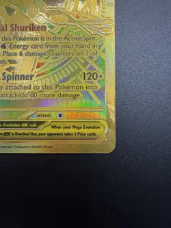 Pokemon TCG Chaos Rising Mega Greninja Ex Mega Hyper Rare 122/086 English - Image 5