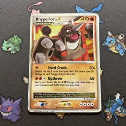 Rhyperior LV. X DP29 PL -Ultra Rare Pokemon Card- Black Star Promo (5z) - Image 1
