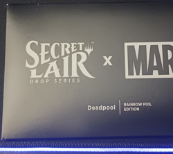 Magic: The Gathering Secret Lair x Marvel Deadpool Rainbow Foil Box 5 Cards 2024 - Image 1