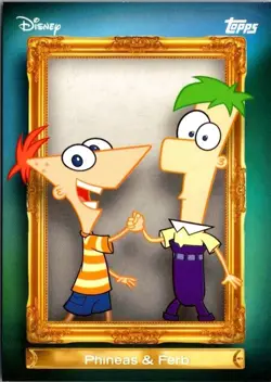 2026 Topps Disney Neon FF-30 Phineas & Ferb Family First Insert Card NM - Image 1
