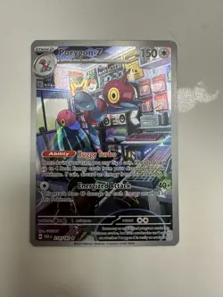 Pokemon TCG Porygon-Z 214/182 Paradox Rift Illustration Rare NM - Image 1