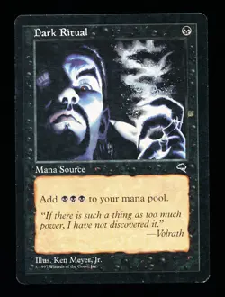 * * 1x Dark Ritual x1 * * Tempest MTG LP Lightly Played - Image 1