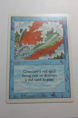 MTG Blue Elemental Blast x1- -Revised Edition-Lightly Played - Image 1