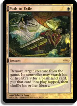 MTG Path to Exile - WPN Foil, Light Play, English Promo: Gateway and WPN - Image 1