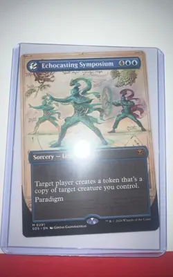 Echocasting Symposium (Borderless) Secrets of Strixhaven Regular - Image 1