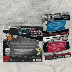Pokemon (LOT OF 3) Black Bolt White Flare Poster, Tech Sticker *SEE DESCRIPTION* - Image 2