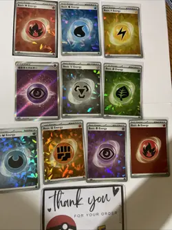 10x Energy Pokemon Card Lot - Image 1