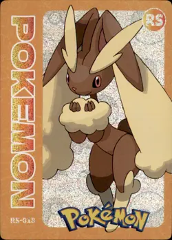 Pokemon Chinese Fan Art Forbidden Card Set Lopunny - Image 1