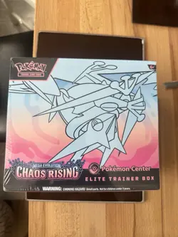 Pokemon Chaos Rising Pokemon Center ETB. Sealed *With Small RIP* - Image 1