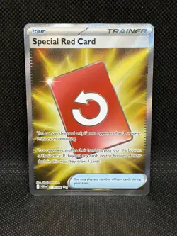 Pokemon TCG SPECIAL RED CARD 113/086 Chaos Rising Ultra Rare Full Art - Image 1