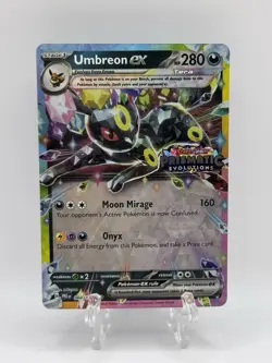Pokemon TCG Prismatic Evolutions Umbreon ex #060/131 Stamped Promo NM - Image 1