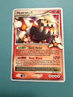 Heatran LV.X DP31 Diamond & Pearl PROMO Holo Moderately Played 2008 Pokemon TCG - Image 1