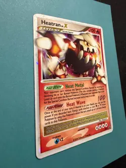 Heatran LV.X DP31 Diamond & Pearl PROMO Holo Moderately Played 2008 Pokemon TCG - Image 2